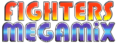 Fighters MegaMix title screen for Sega Saturn